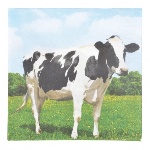 Papierové obrúsky s motívom kravičiek