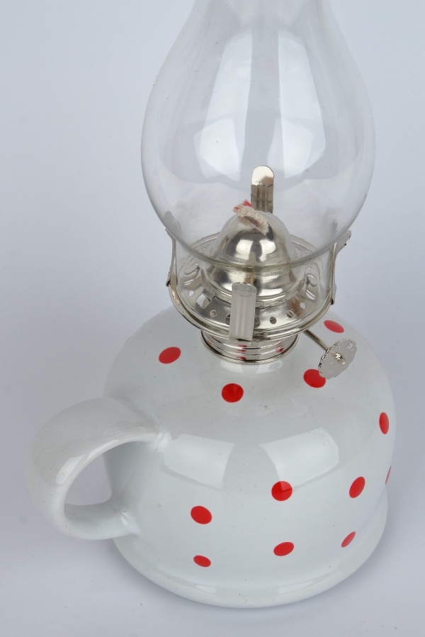 Petrolejka biela 28,5 cm