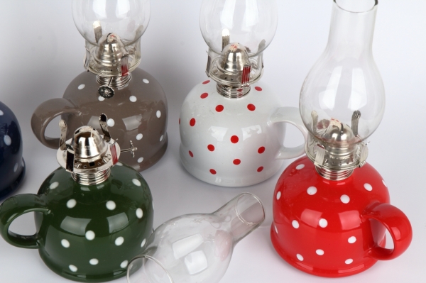 Petrolejka biela 28,5 cm