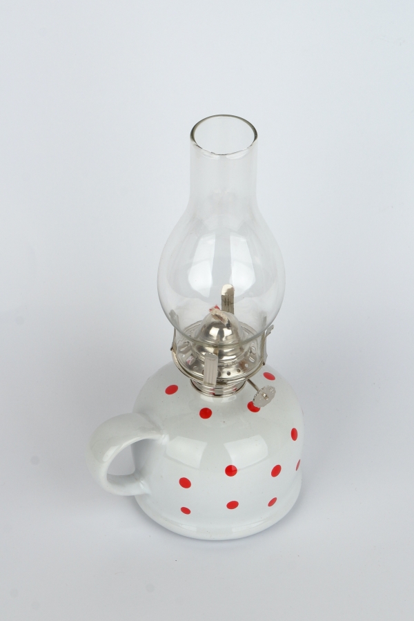 Petrolejka biela 28,5 cm