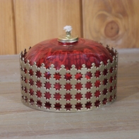 Petrolejka červená kráľovská 10x6cm