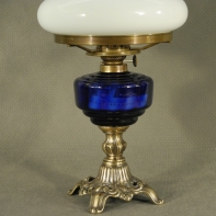 Petrolejka modrá 42cm