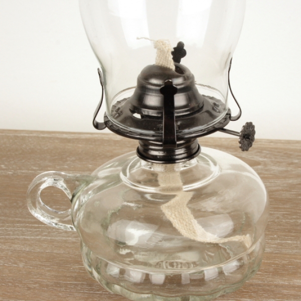 Petrolejová lampa číra 31cm