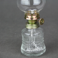 Petrolejová lampa číre sklo 14,3x6x5,6 cm