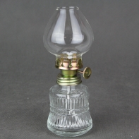 Petrolejová lampa číre sklo 14,3x6x5,6 cm