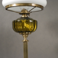 Petrolejová lampa zelená 60cm