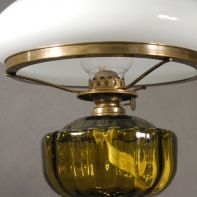Petrolejová lampa zelená 60cm