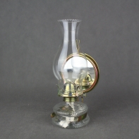 Petrolejová lampa zrkadlová s cylindrom 31,5x14,1x12 cm