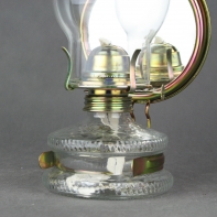 Petrolejová lampa zrkadlová s cylindrom 31,5x14,1x12 cm