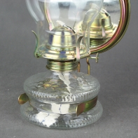Petrolejová lampa zrkadlová s cylindrom 31,5x14,1x12 cm