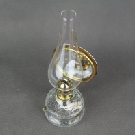 Petrolejová lampa zrkadlová s cylindrom 32x12,2x10,8 cm