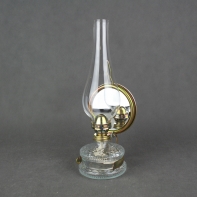Petrolejová lampa zrkadlová s cylindrom 32x12,2x10,8 cm