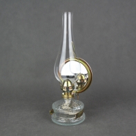 Petrolejová lampa zrkadlová s cylindrom 32x12,2x10,8 cm