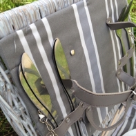 Piknikový kôš - poškodenie koženého popruhu