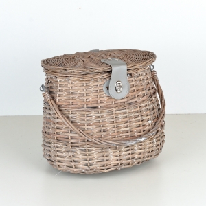 Piknikový kôš pre 2 osoby sivý