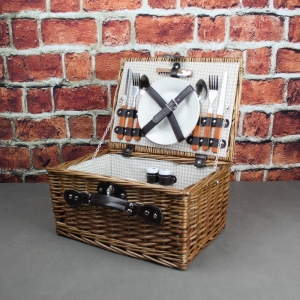 Piknikový kôš pre 2 osoby Vintage 37 × 19 × 27cm