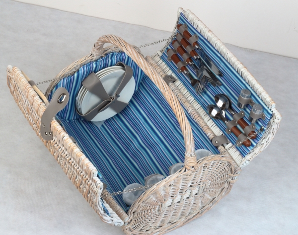 Piknikový kôš pre 4 osoby oválny 46x37x40cm