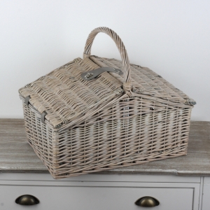 Piknikový kôš pre 4 osoby s termo boxom 49x43x32cm