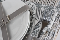 Piknikový kôš pre 4 osoby s termo boxom 49x43x32cm