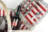 Piknikový kôš s vybavením pre 4 osoby