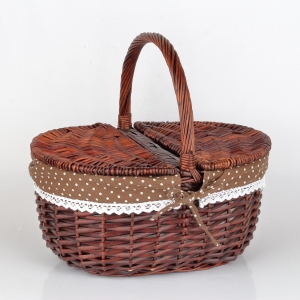 Piknikový košík s vekom 41x30x20x37cm