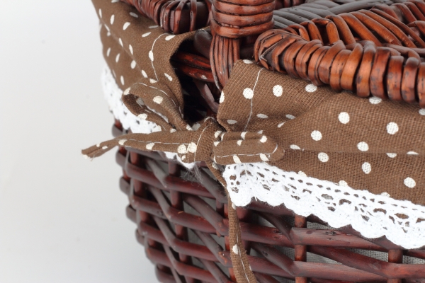 Piknikový košík s vekom 41x30x20x37cm