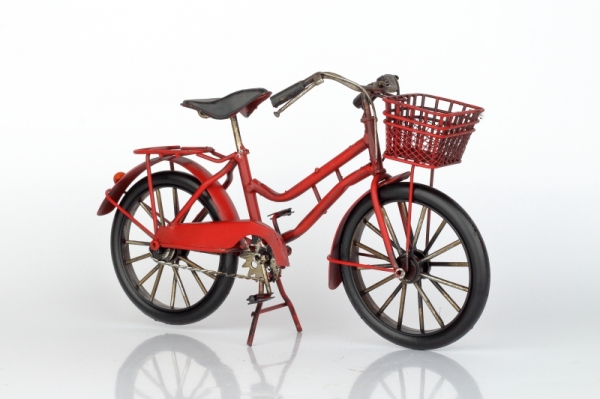 Kovový model šliapací bicykel Pionýr 27cm