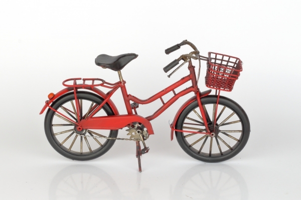 Kovový model šliapací bicykel Pionýr 27cm