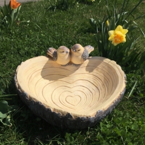 Napájadlo pre vtáčiky srdce