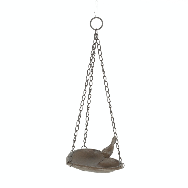 Pítko pre vtáčiky závesné srdce hnedé