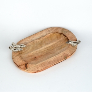 Pítko pre vtáky drevené s vtáčikmi 40 x 26 x 4 cm väčšie