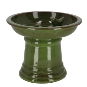 Pítko pre vtáky keramické 29 x 22 cm s vtáčikom