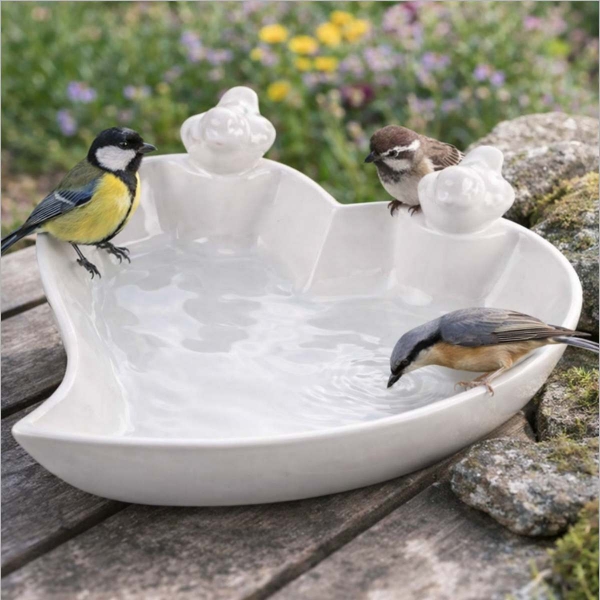 Pítko pre vtáky keramické 30,5 x 33 x 12 cm