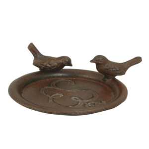 Pítko pre vtáky litina