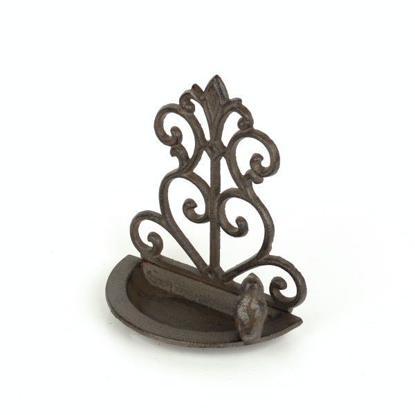 Pítko pre vtáky liatinové na stenu vtáčik