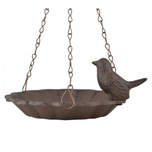 Pítko pre vtáky na zavesenie liatina