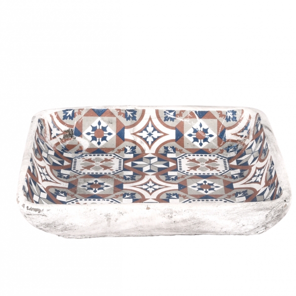 Fontánka s pitnou vodou pre vtáky Portugal 27 x 27 x 5,7 cm betón