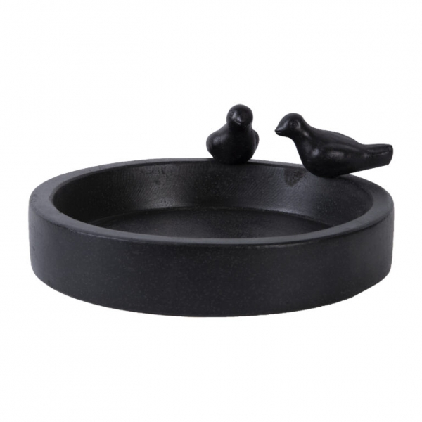 Pítko pre vonkajšie vtáky granitové čierne 30,1cm