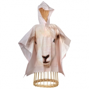 Pršiplášť pončo ovečka 89x0,5x62cm