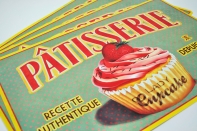 Plastové prestieranie na stôl Lady Cupcake 43,5x28cm