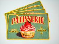 Plastové prestieranie na stôl Lady Cupcake 43,5x28cm