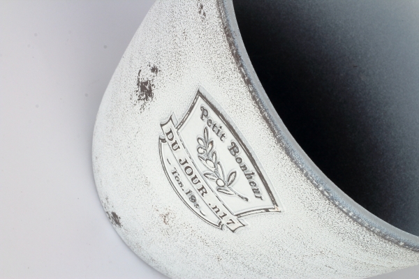 Plastový kvetináč biely 20cm