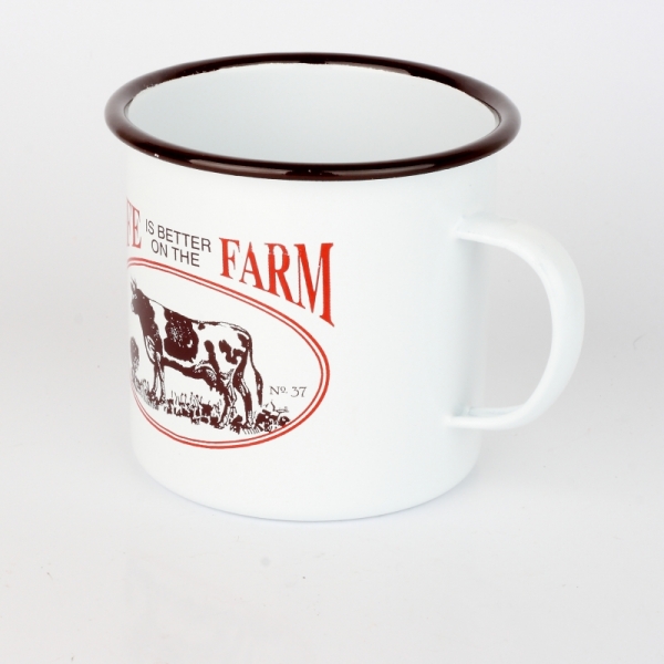 Plecháček Life is better on the farm 10cm