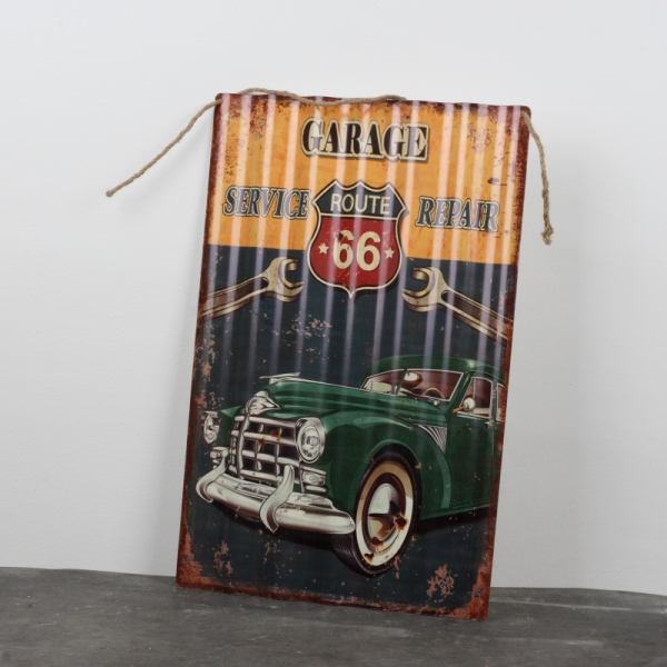 Plechová ceduľa Garage 59x39cm