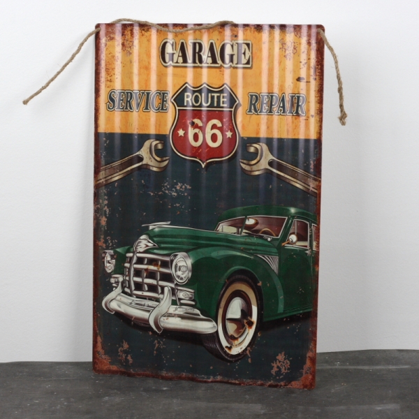 Plechová ceduľa Garage 59x39cm