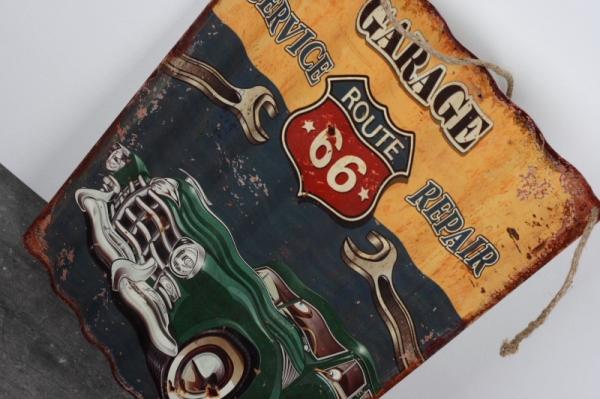 Plechová ceduľa Garage 59x39cm