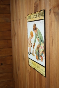 Plechová ceduľa Housekeeping 33x25cm