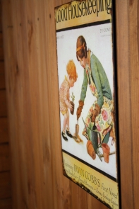 Plechová ceduľa Housekeeping 33x25cm