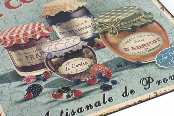 Plechová ceduľa LA Confiture 30x30cm