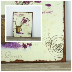 Plechová ceduľa La Provence 33x25cm